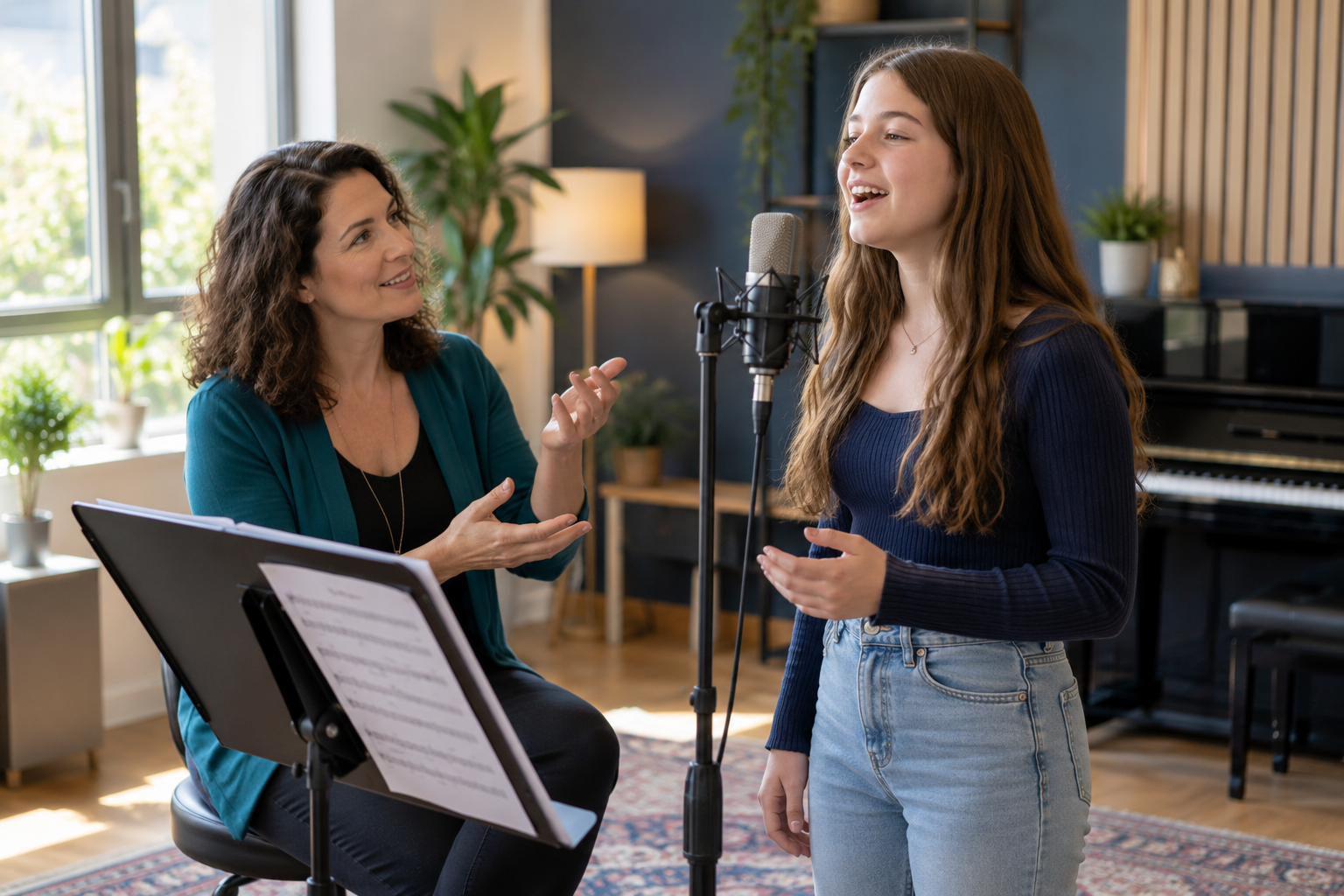 A voice lesson at PRO MUSIC+