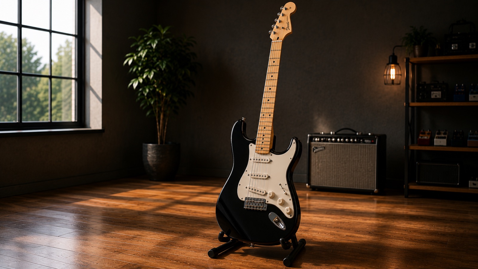 Guitars and gear at the PRO MUSIC+ store